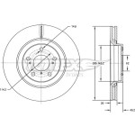 TOMEX Brakes Bremsscheibe
